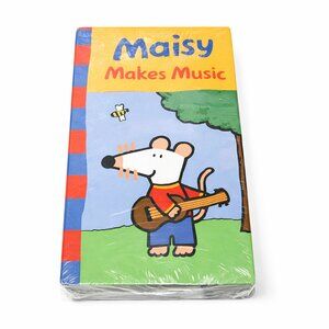 Maisy Makes Music VHS Tape | Kids Animated Series Lucy Cousins | Sealed